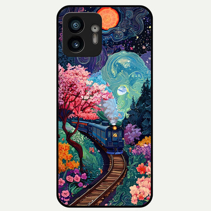  Digital Art Glass Case For Nothing Phone 2 back cover – full design glossy printed glass finish