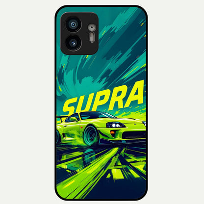  Electric Supra Thunder Glass Case For Nothing Phone 2 back cover – full design glossy printed glass finish
