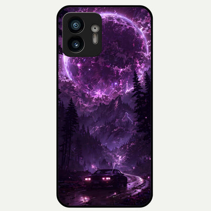  Eternal Cosmic Drive Glass Case For Nothing Phone 2 back cover – full design glossy printed glass finish