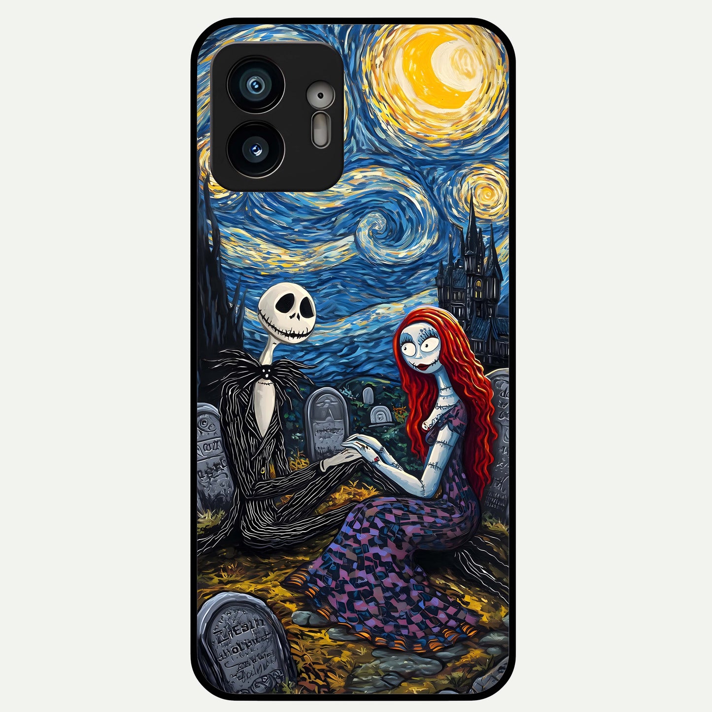  Eternal Night Love Glass Case For Nothing Phone 2 back cover – full design glossy printed glass finish