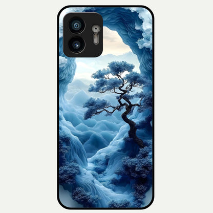  Frozen Serenity Gate Glass Case For Nothing Phone 2 back cover – full design glossy printed glass finish
