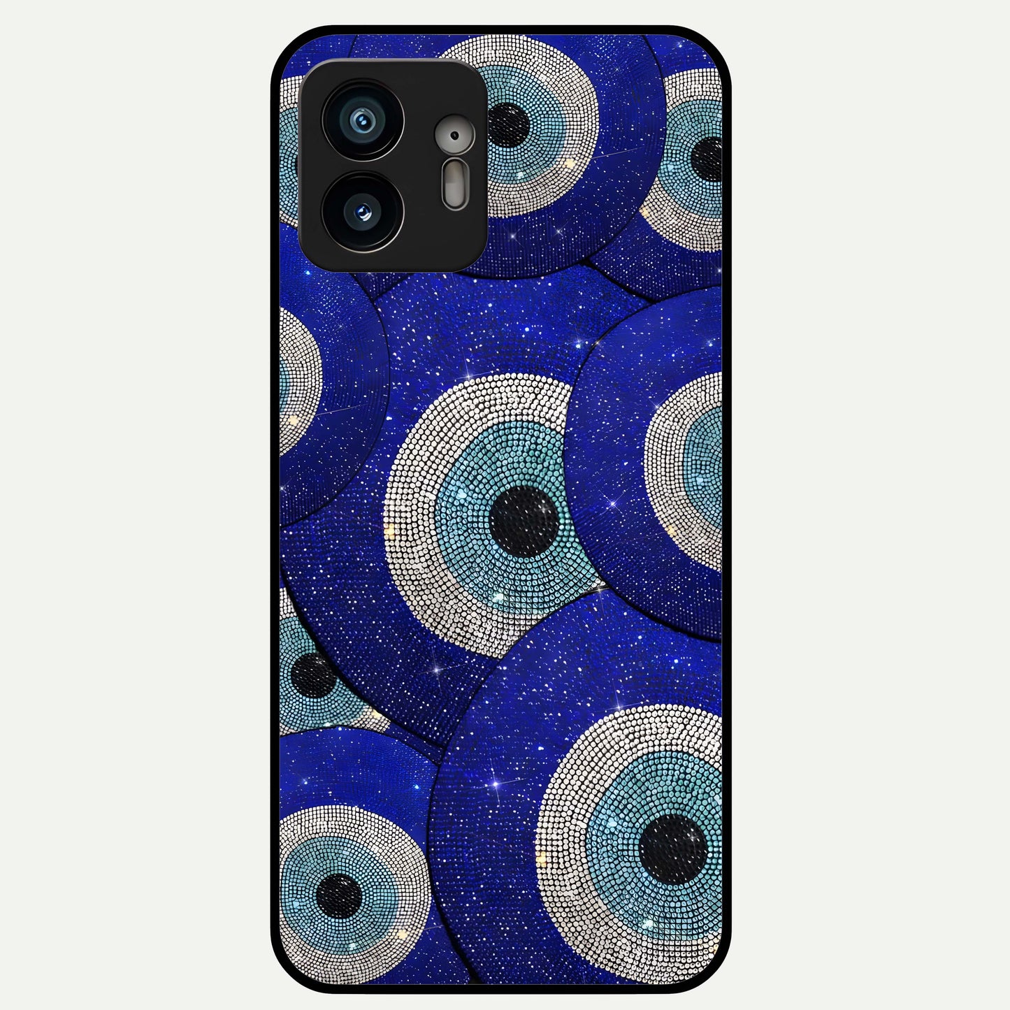  Galaxy Eye Flow Glass Case For Nothing Phone 2 back cover – full design glossy printed glass finish