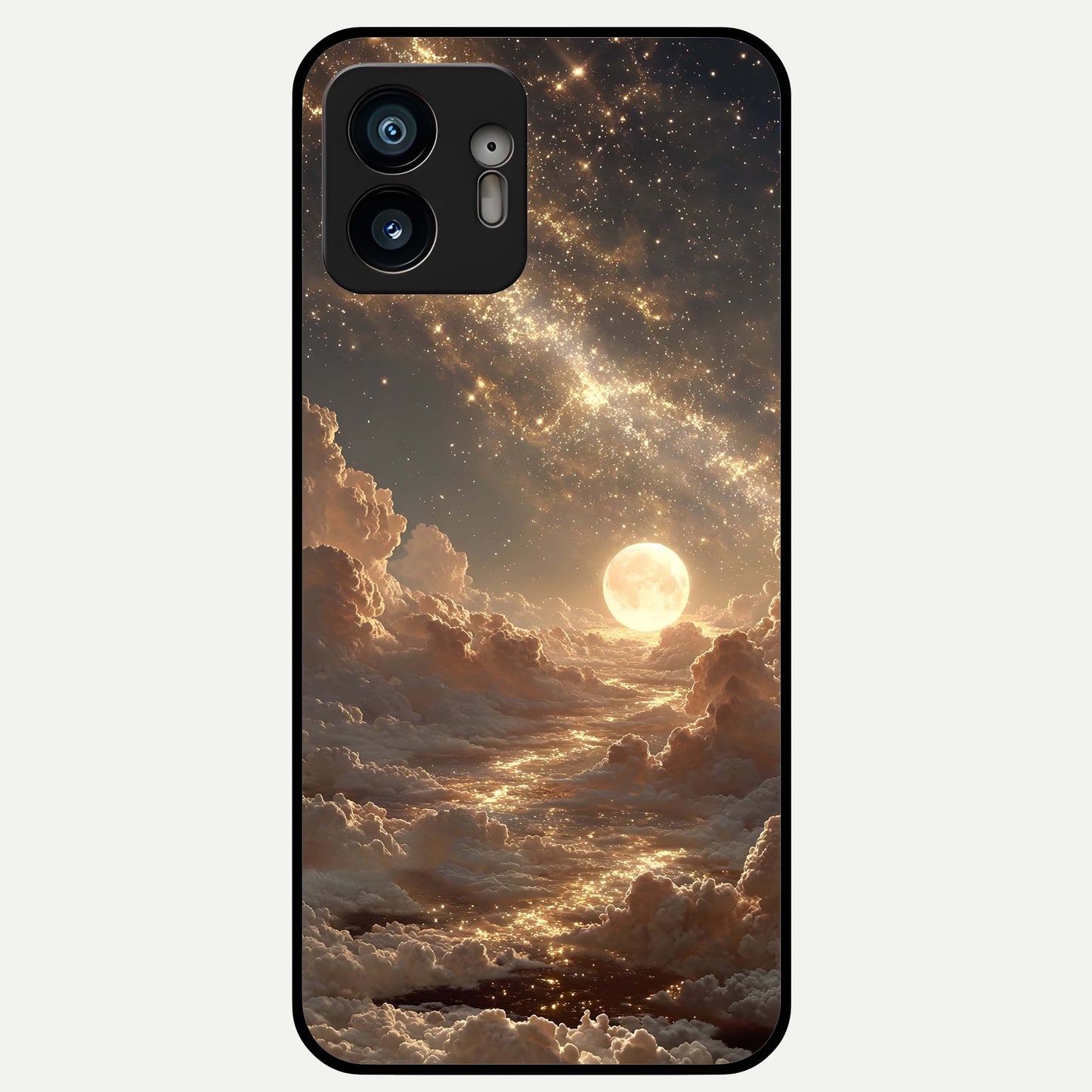  Golden Sky Dream Glass Case For Nothing Phone 2 back cover – full design glossy printed glass finish