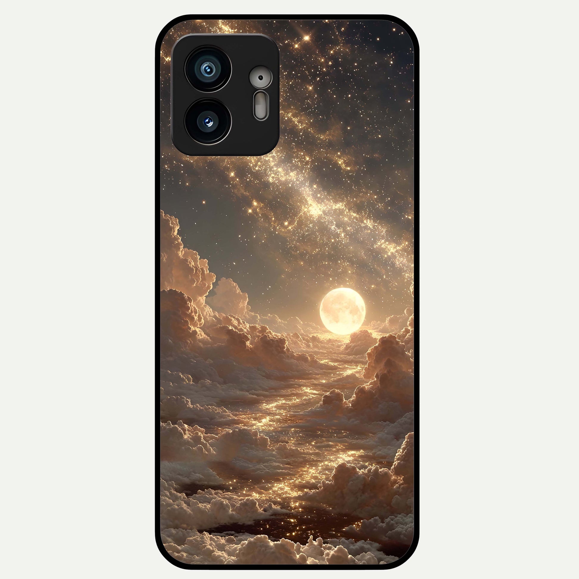  Golden Sky Dream Glass Case For Nothing Phone 2 back cover – full design glossy printed glass finish