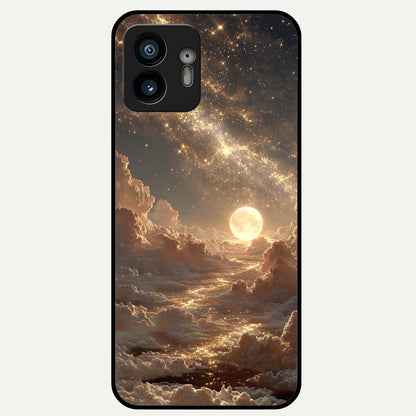  Golden Sky Dream Glass Case For Nothing Phone 2 back cover – full design glossy printed glass finish