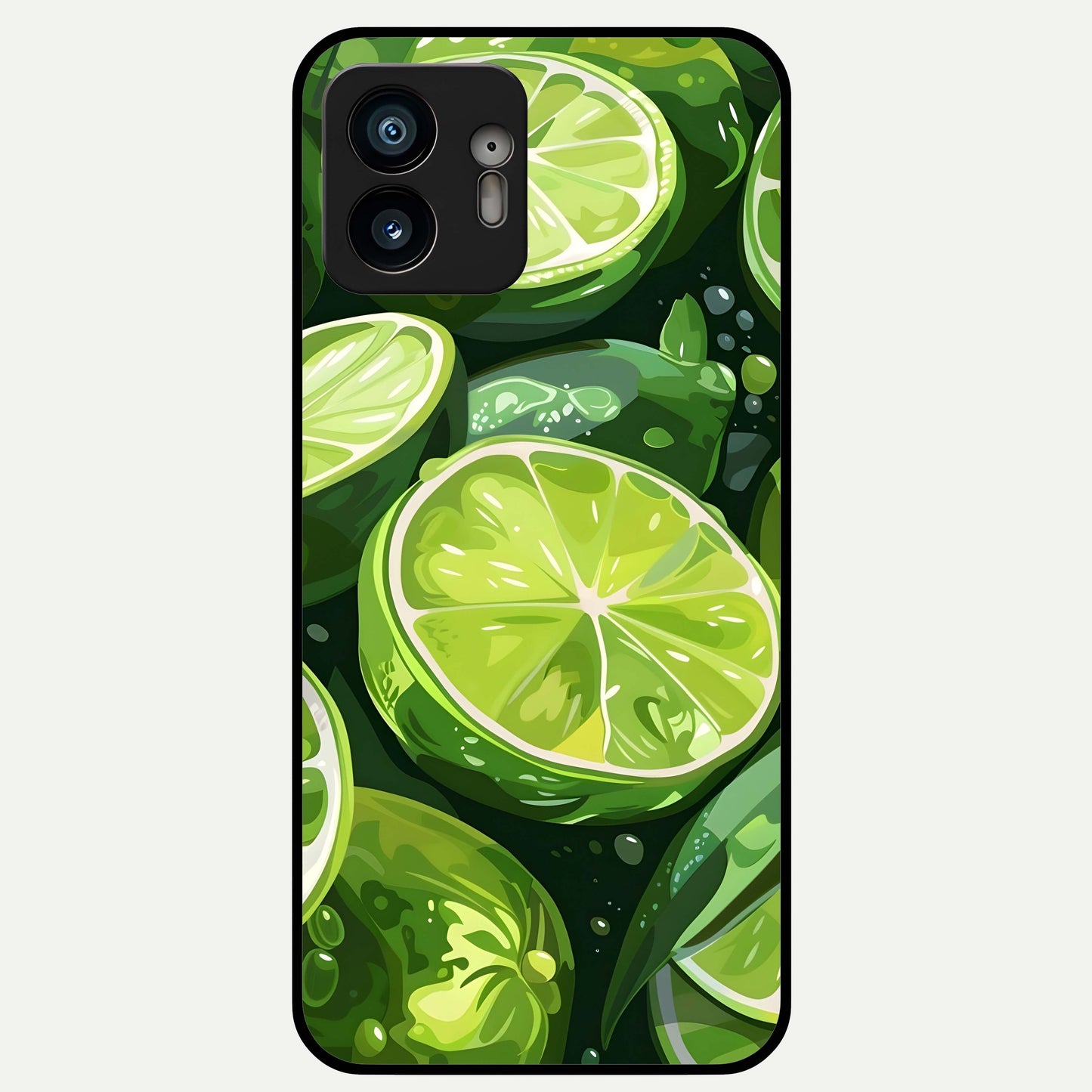 Greenery Sky Glass Case For Nothing Phone 2 back cover – full design glossy printed glass finish