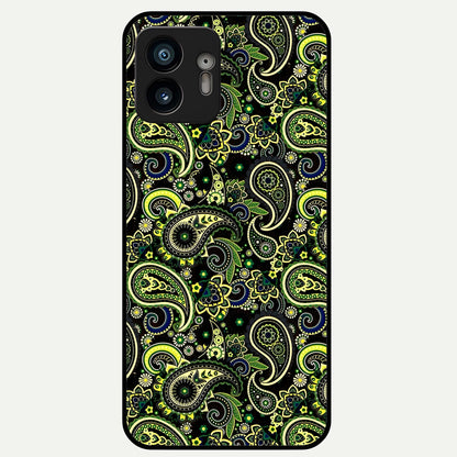  Green Kawasaki Glass Case For Nothing Phone 2 back cover – full design glossy printed glass finish