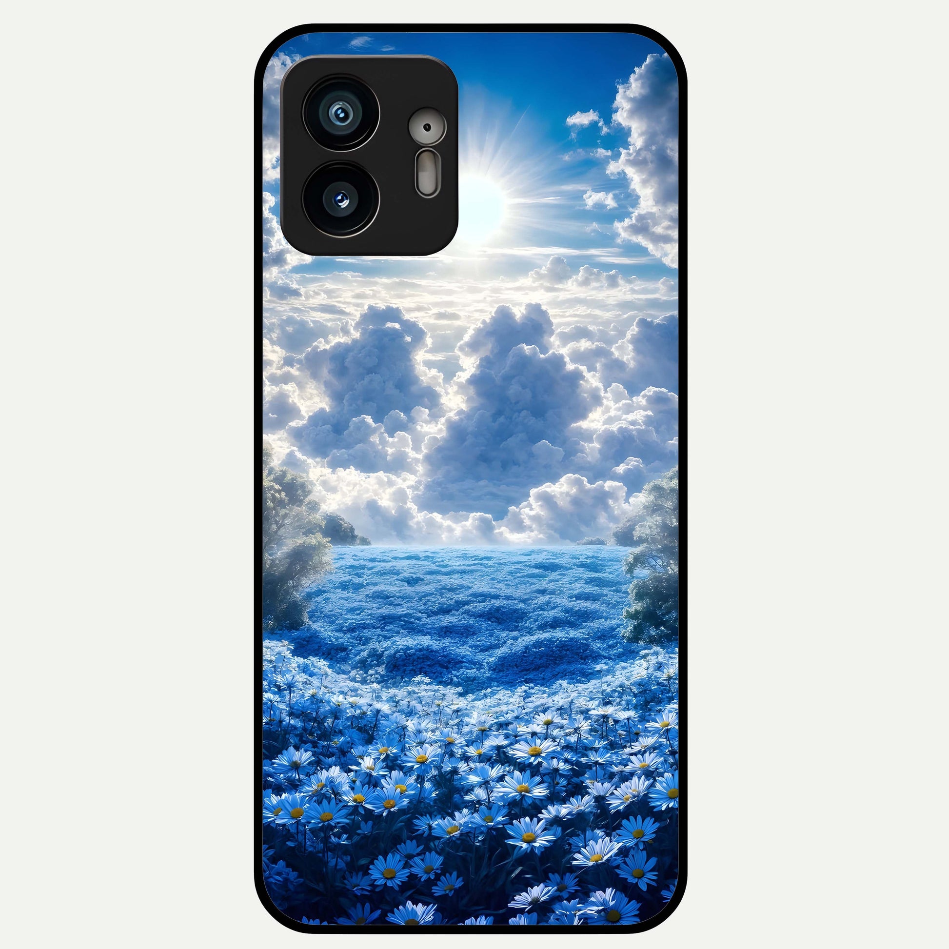  Heavenly Daisy Horizon Glass Case For Nothing Phone 2 back cover – full design glossy printed glass finish