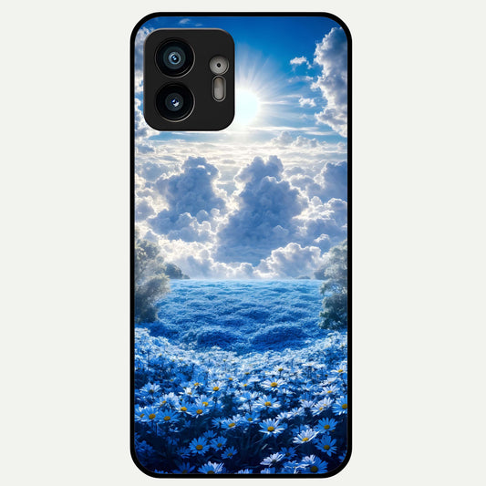  Heavenly Daisy Horizon Glass Case For Nothing Phone 2 back cover – full design glossy printed glass finish