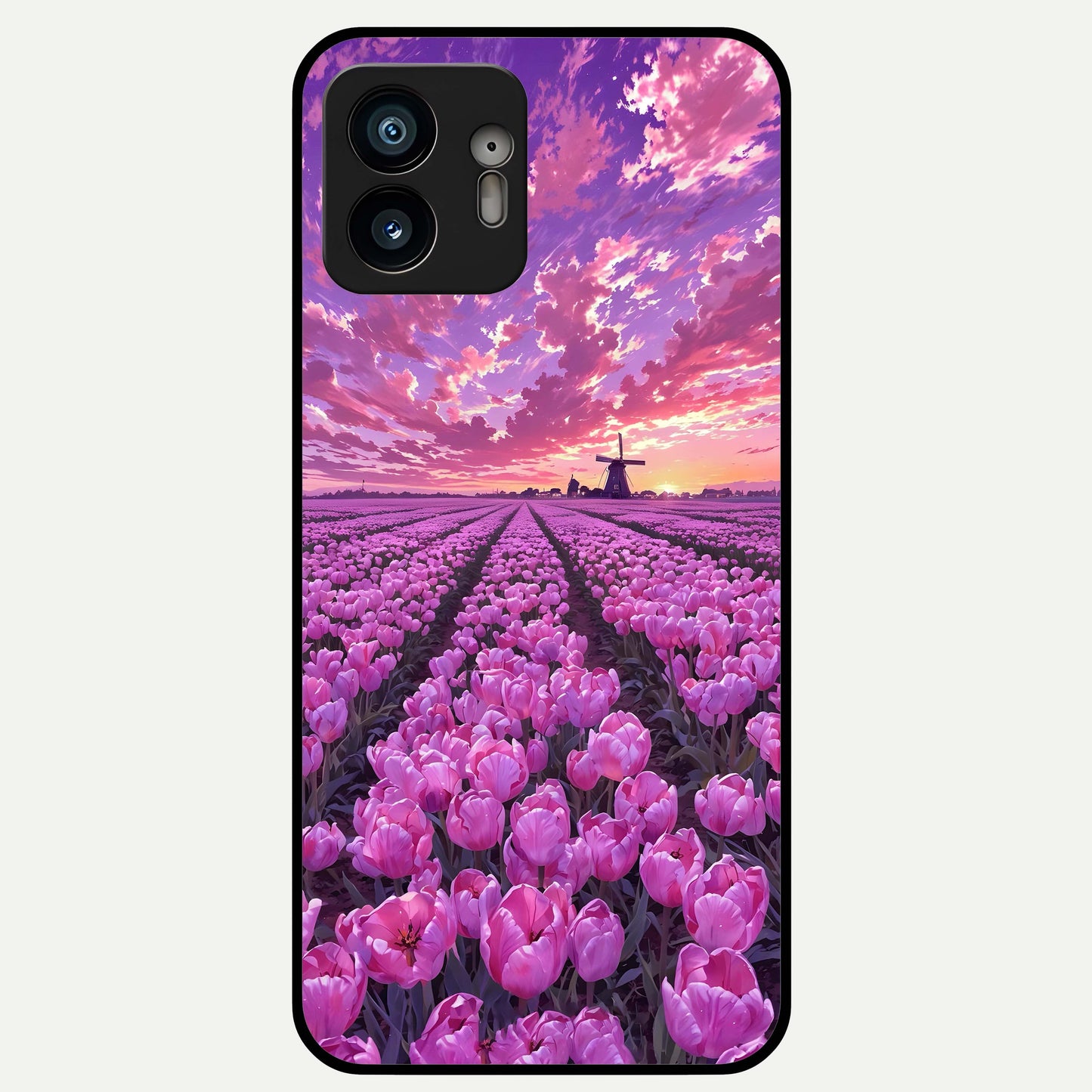  Lavender Dream Skies Glass Case For Nothing Phone 2 back cover – full design glossy printed glass finish