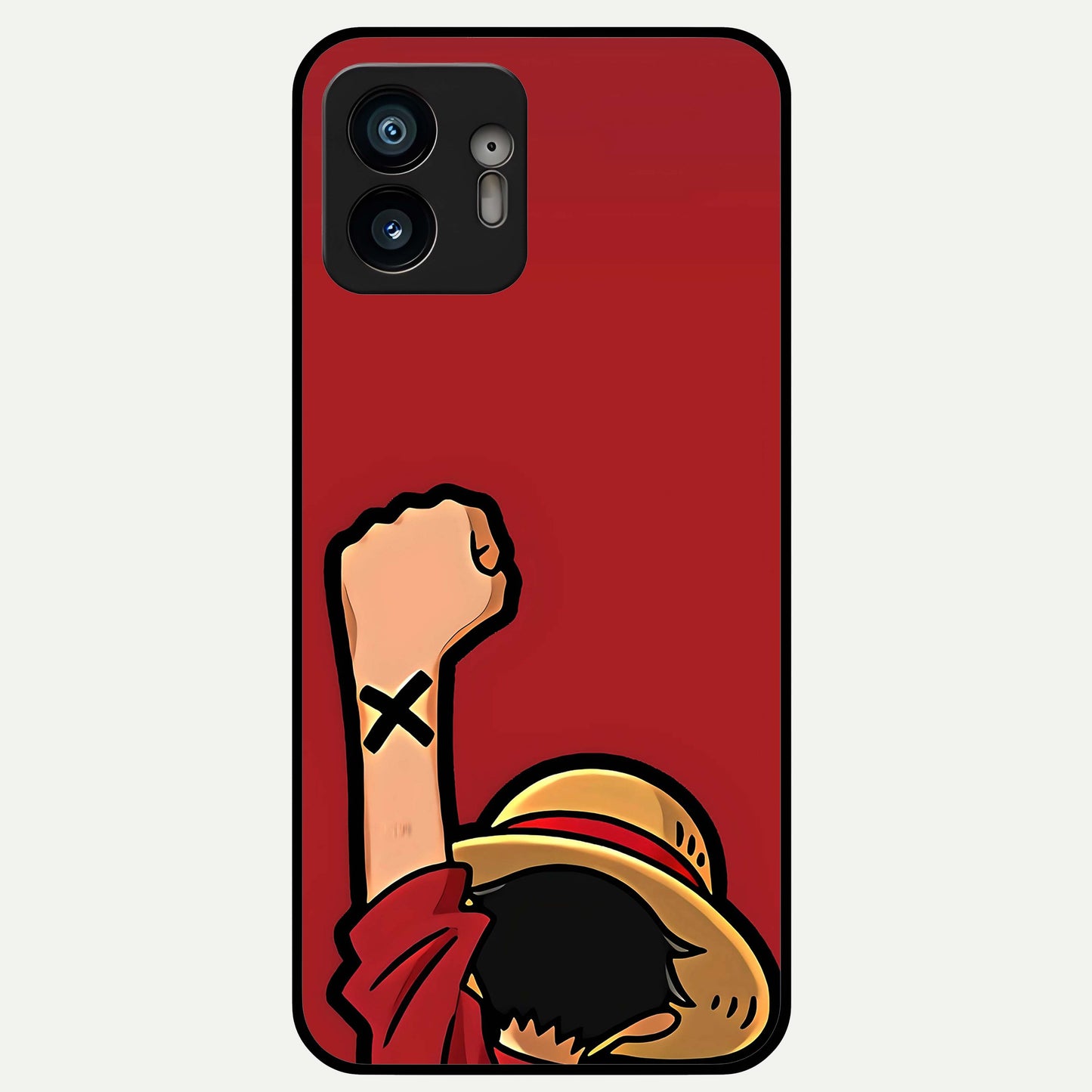  Luffy X Spirit Glass Case For Nothing Phone 2 back cover – full design glossy printed glass finish