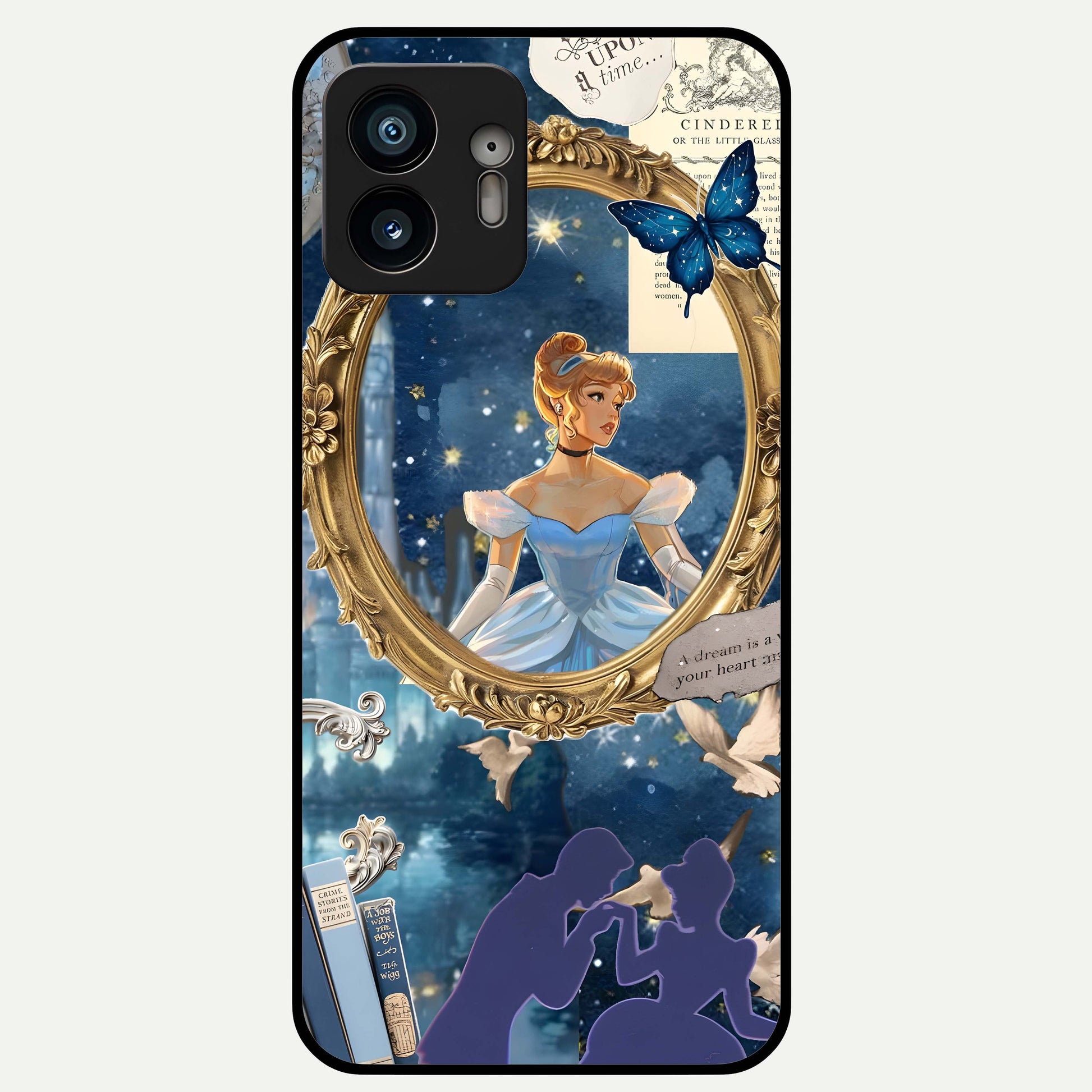  Midnight Queen Glass Case For Nothing Phone 2 back cover – full design glossy printed glass finish