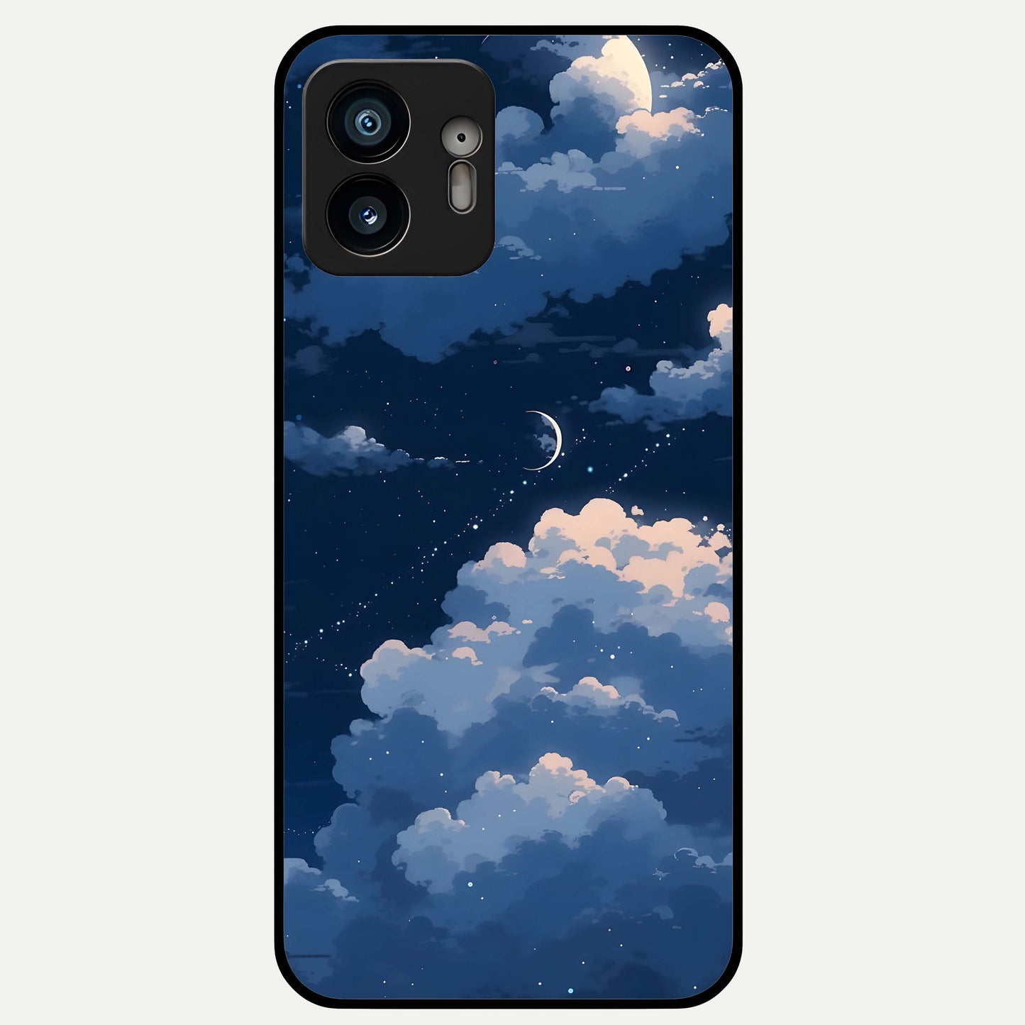  Moon Dream Haze Glass Case For Nothing Phone 2 back cover – full design glossy printed glass finish