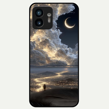  Moonlight Spark Path Glass Case For Nothing Phone 2 back cover – full design glossy printed glass finish