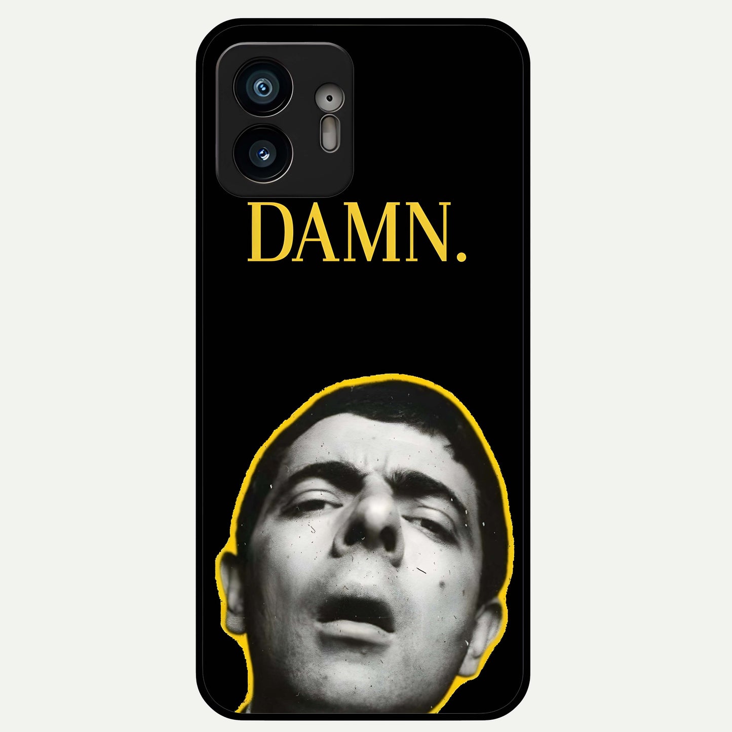  Mr Bean Damn Glass Case For Nothing Phone 2 back cover – full design glossy printed glass finish