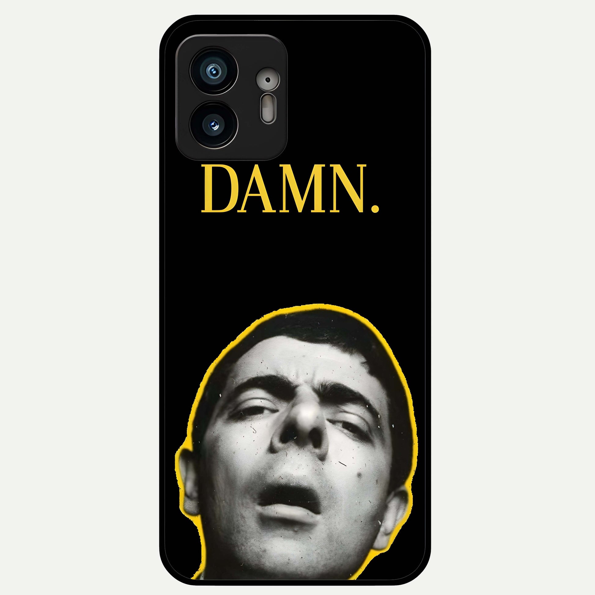  Mr Bean Damn Glass Case For Nothing Phone 2 back cover – full design glossy printed glass finish