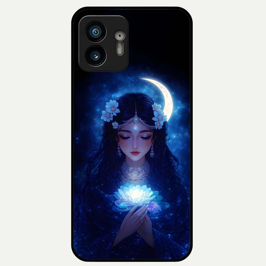  Mystic Moon Queen Glass Case For Nothing Phone 2 back cover – full design glossy printed glass finish