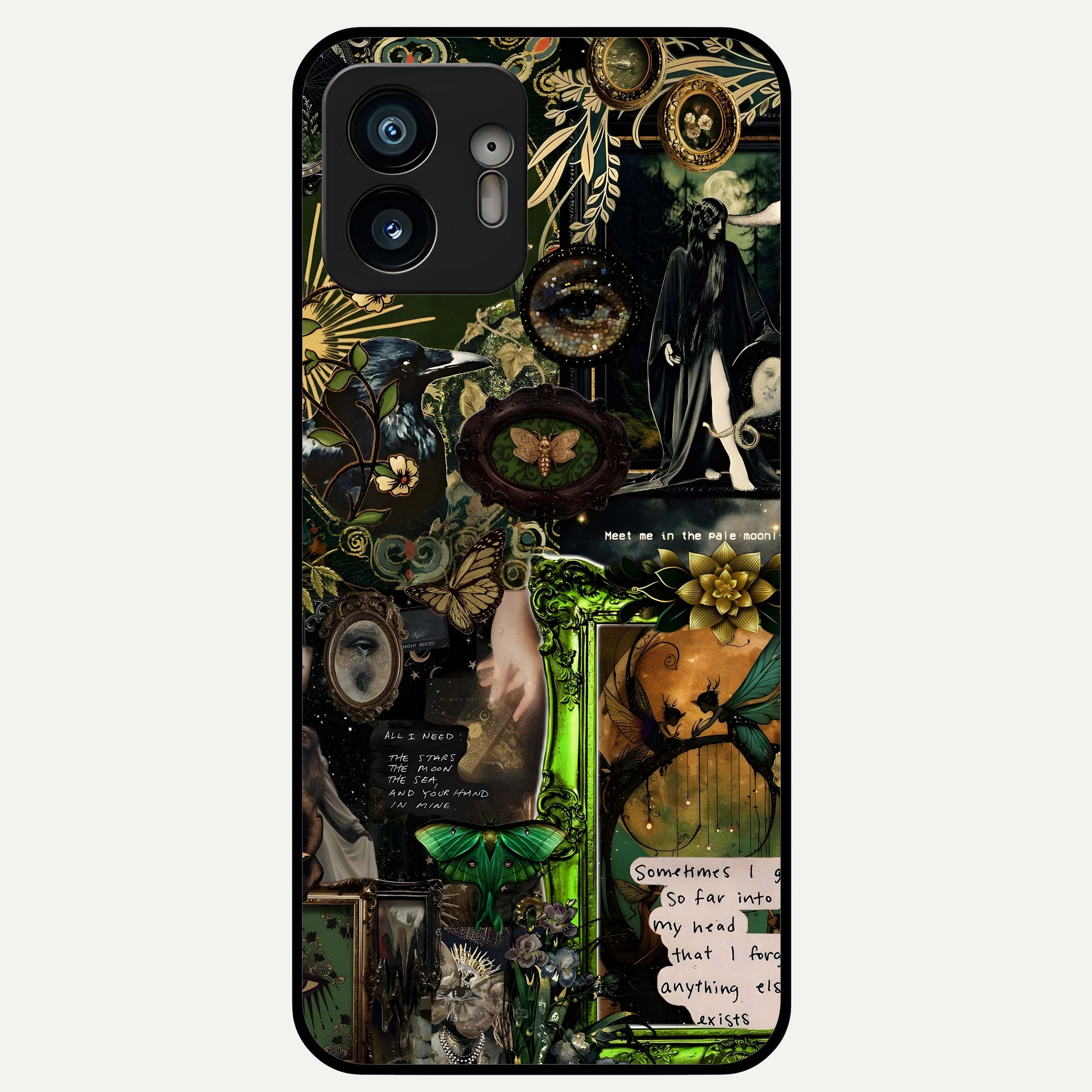  Mystic Woods Secret Glass Case For Nothing Phone 2 back cover – full design glossy printed glass finish