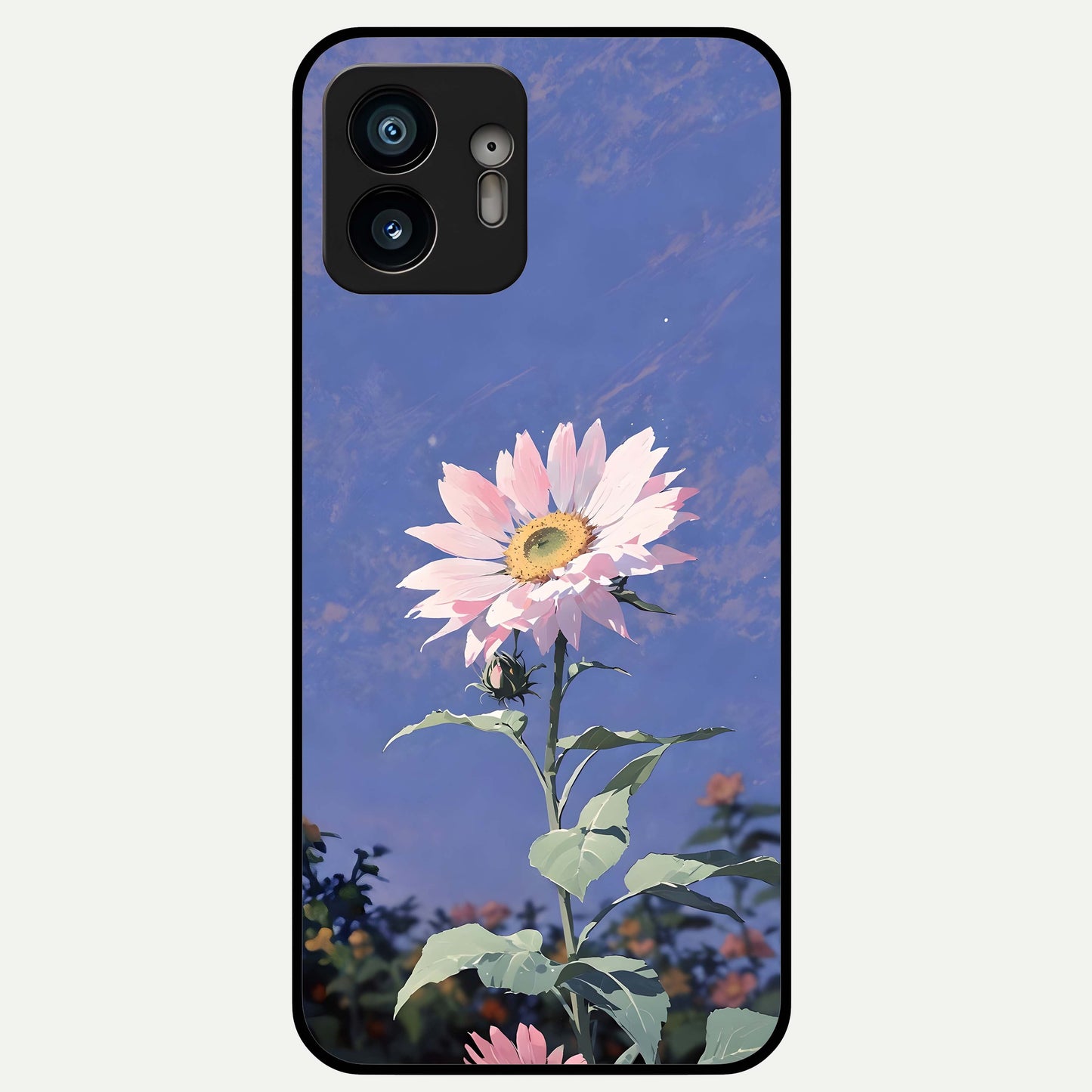  Pink Power Sparks Glass Case For Nothing Phone 2 back cover – full design glossy printed glass finish