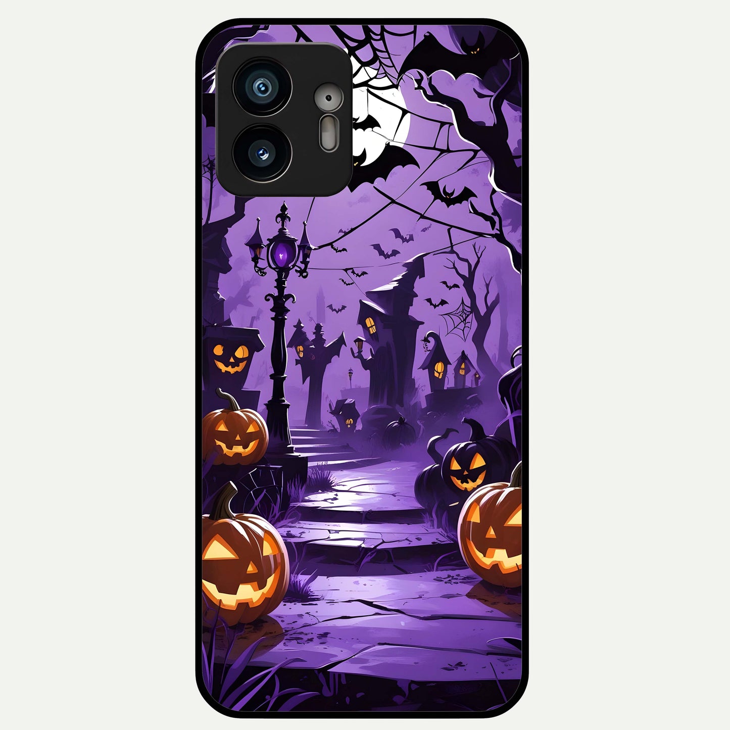  Pumpkin Patch Halloween Glass Case For Nothing Phone 2 back cover – full design glossy printed glass finish