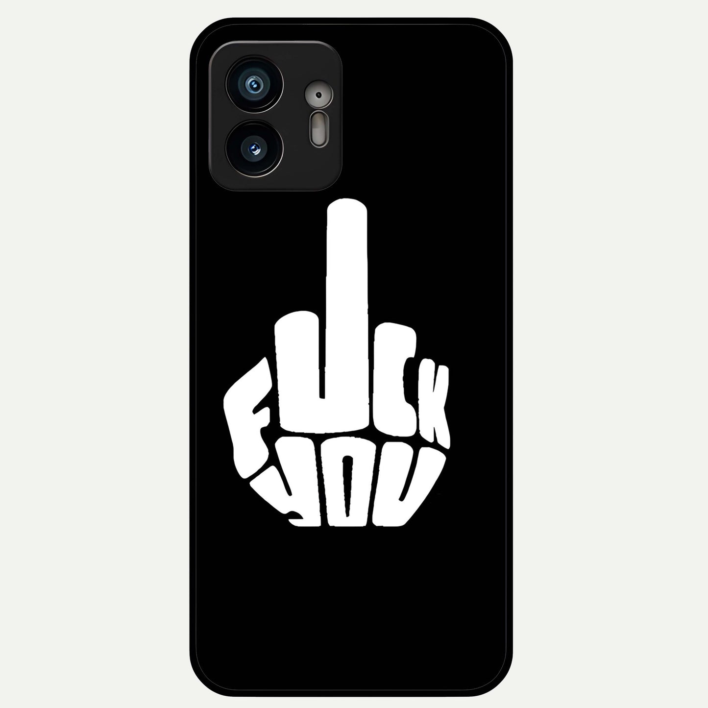  Rebel Mode On Glass Case For Nothing Phone 2 back cover – full design glossy printed glass finish