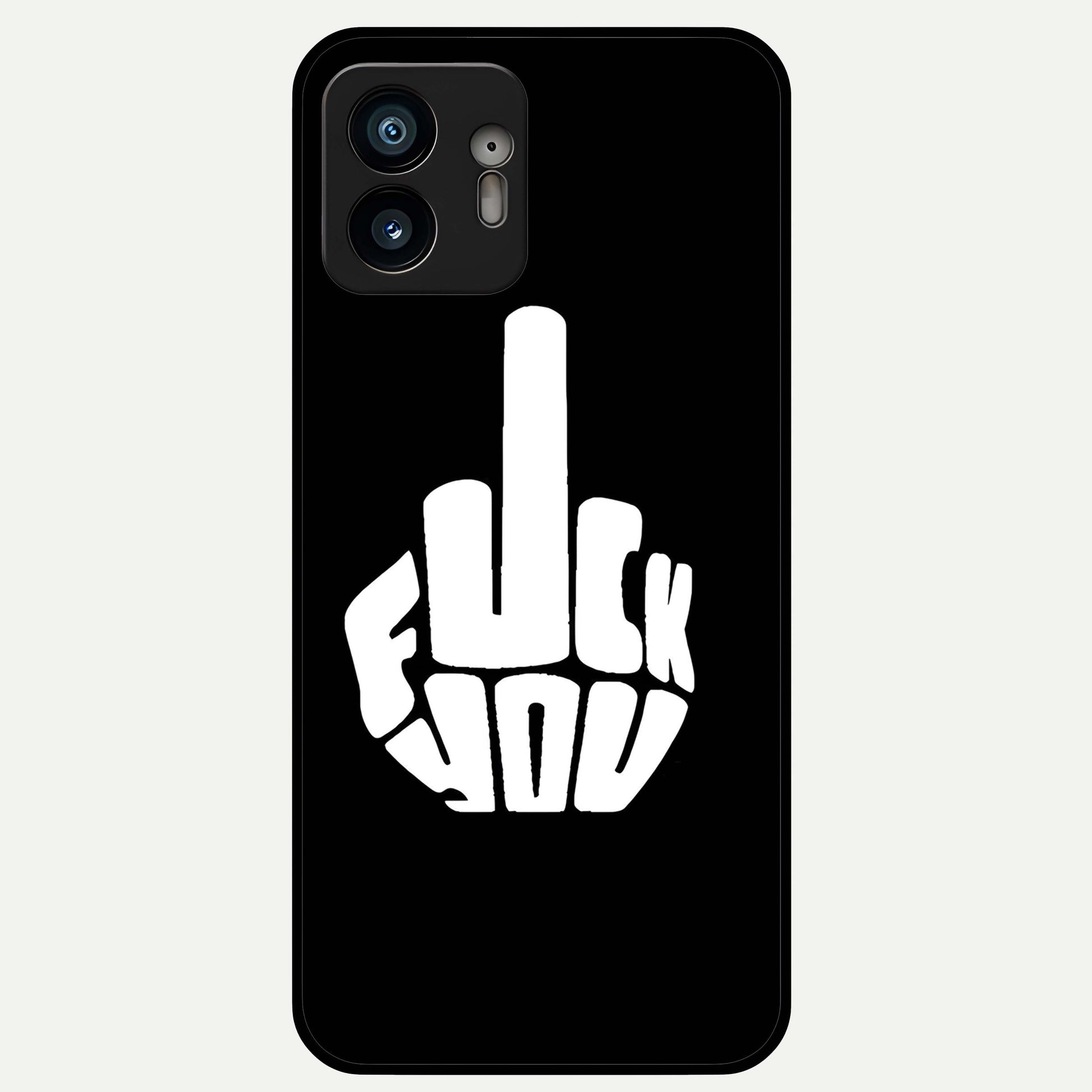 Rebel Mode On Glass Case For Nothing Phone 2 back cover – full design glossy printed glass finish