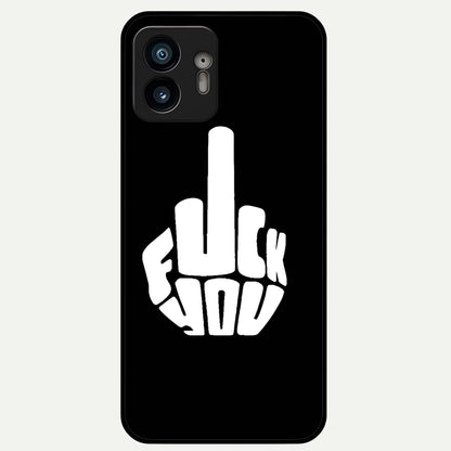 Rebel Mode On Glass Case For Nothing Phone 2 back cover – full design glossy printed glass finish