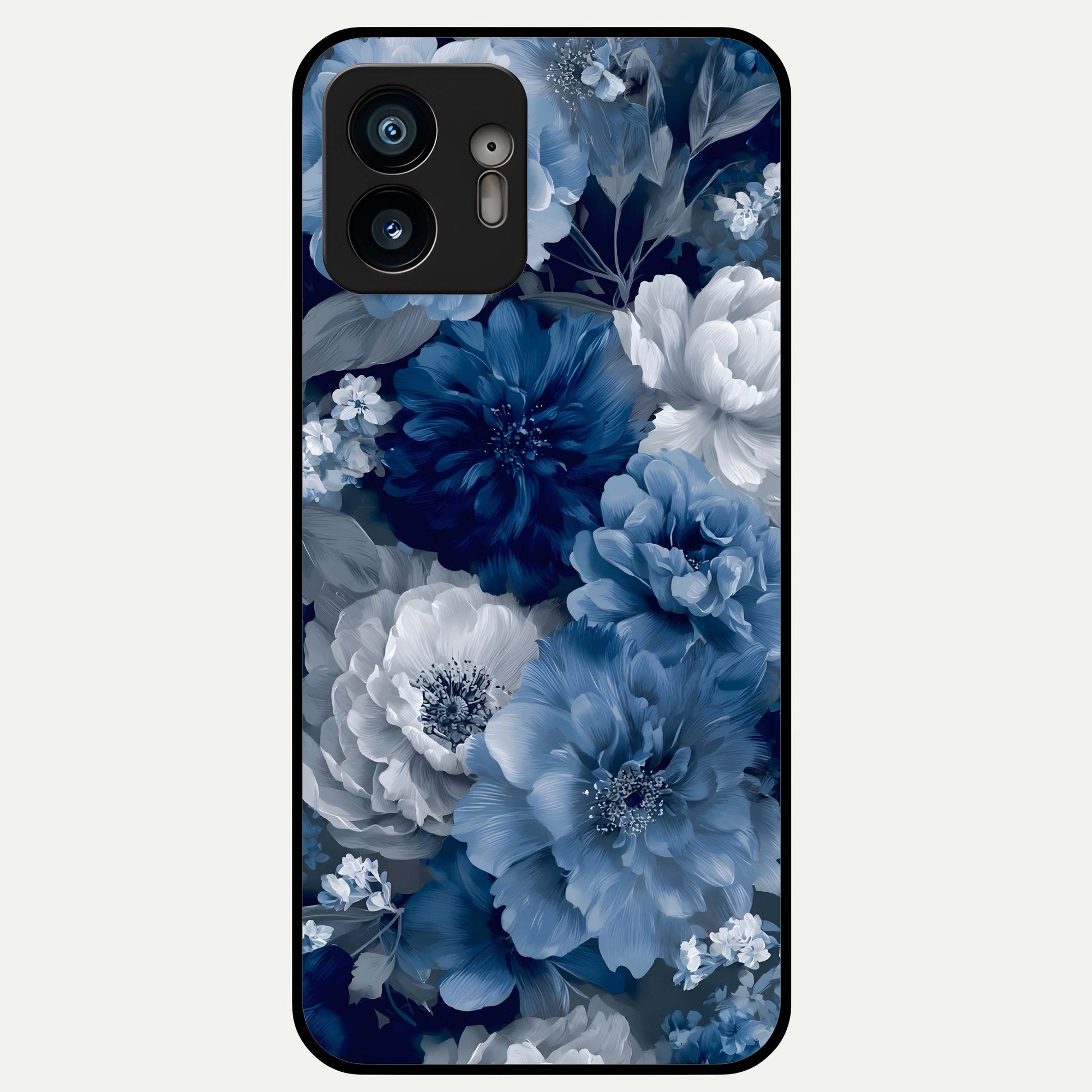  Royal Bloom Garden Glass Case For Nothing Phone 2 back cover – full design glossy printed glass finish