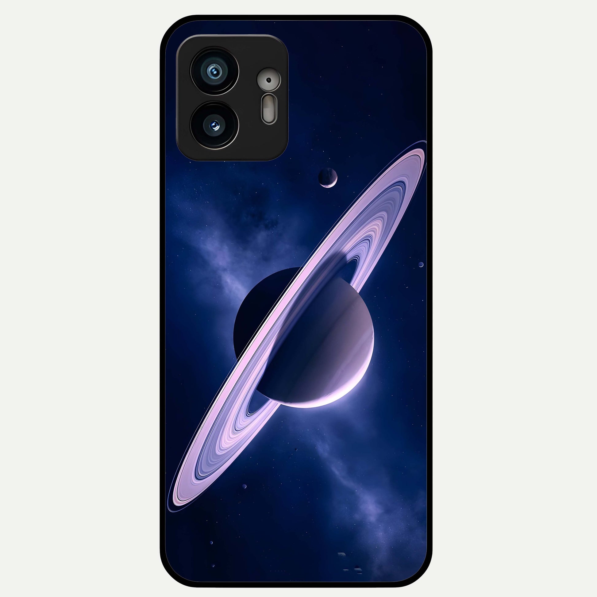  Saturn Ring Mystique Glass Case For Nothing Phone 2 back cover – full design glossy printed glass finish