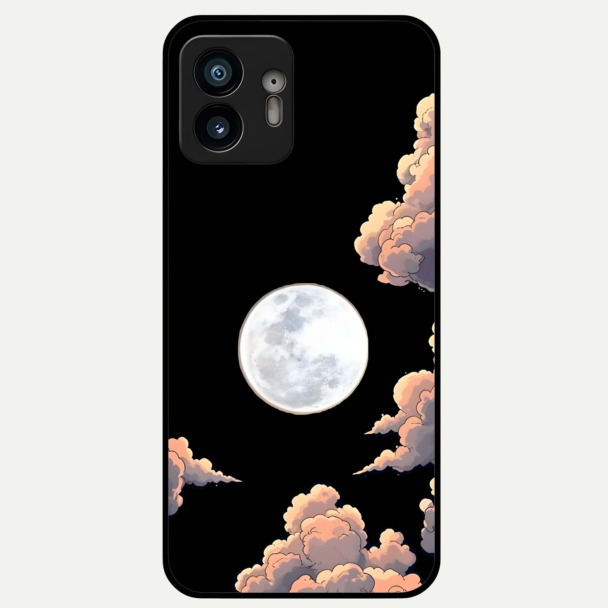  Shade Cloud Moon Glass Case For Nothing Phone 2 back cover – full design glossy printed glass finish