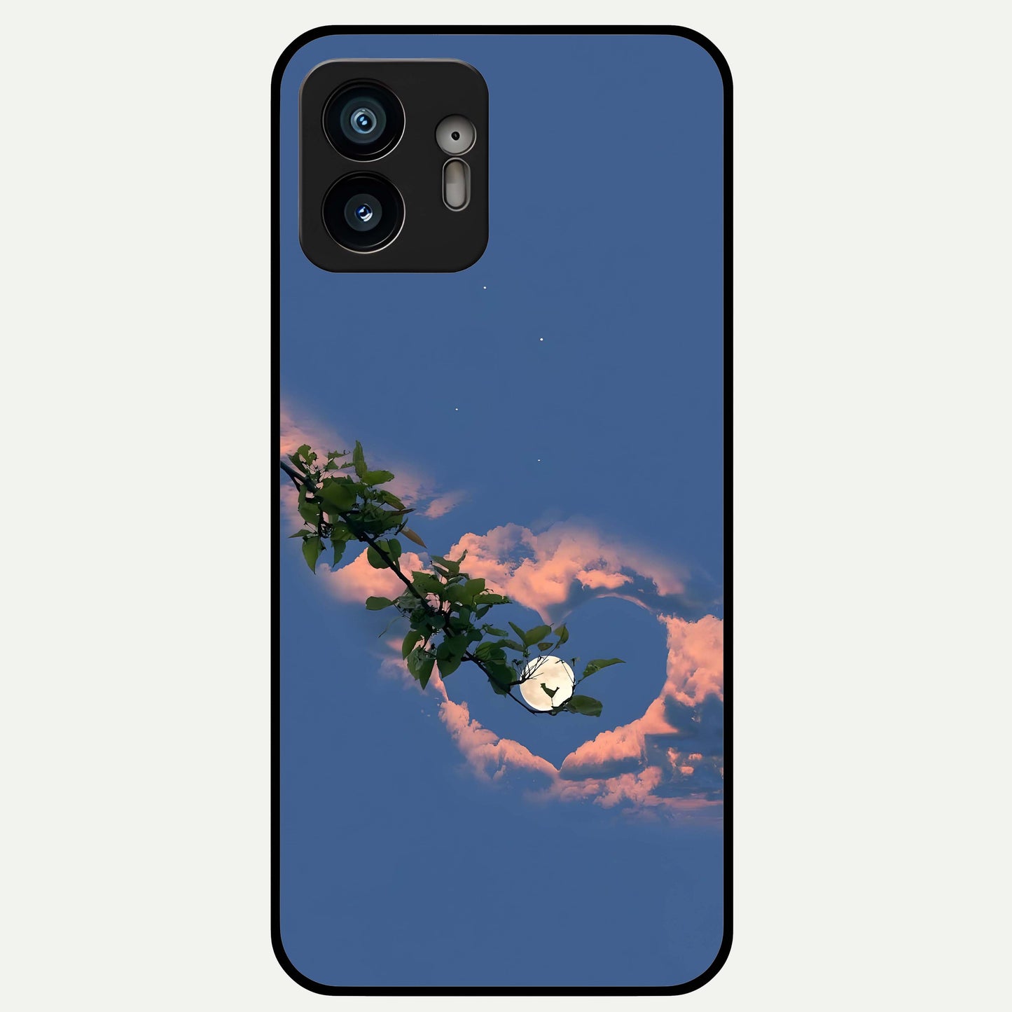  Sky Under Tree Glass Case For Nothing Phone 2 back cover – full design glossy printed glass finish