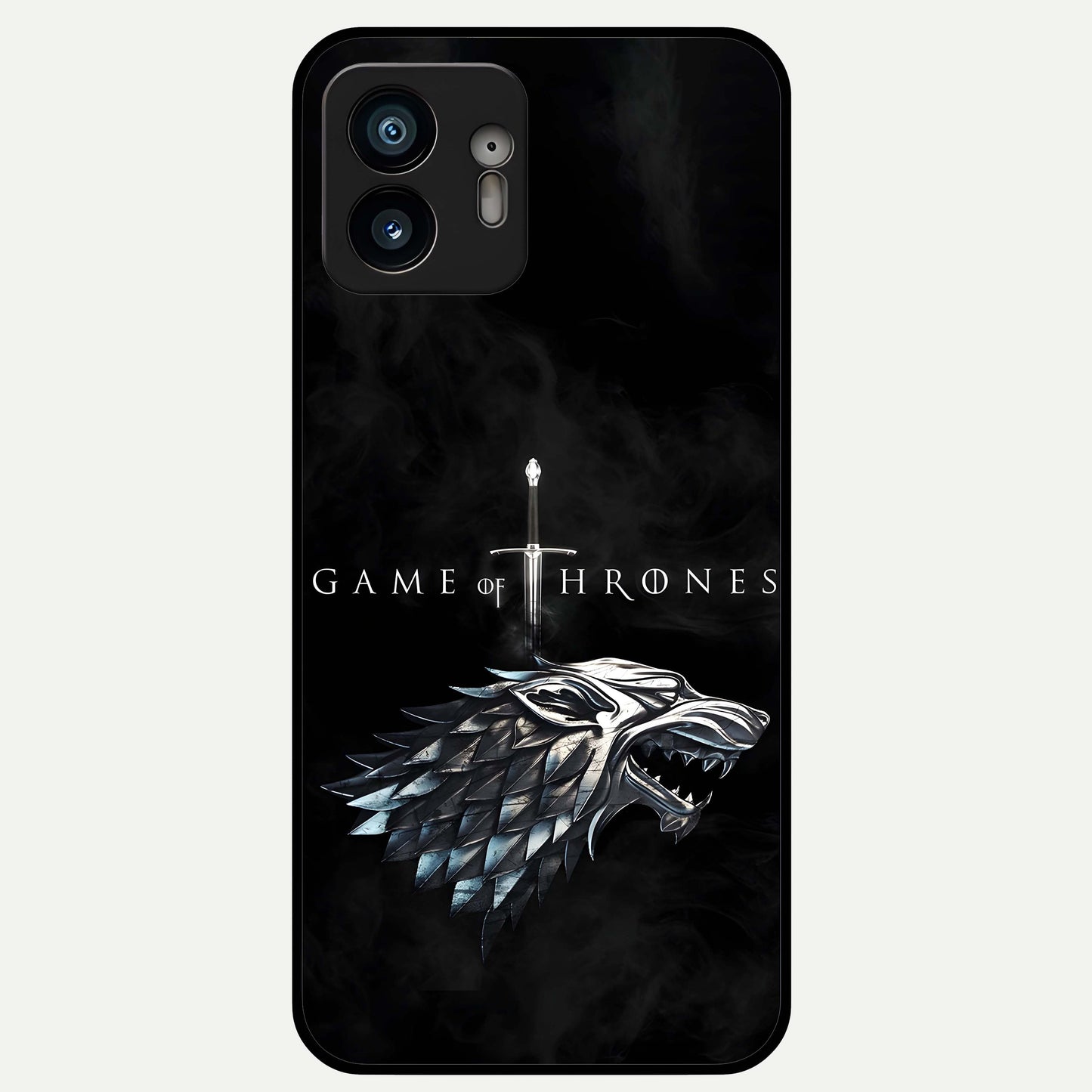  Throne Wolf Legacy Glass Case For Nothing Phone 2 back cover – full design glossy printed glass finish