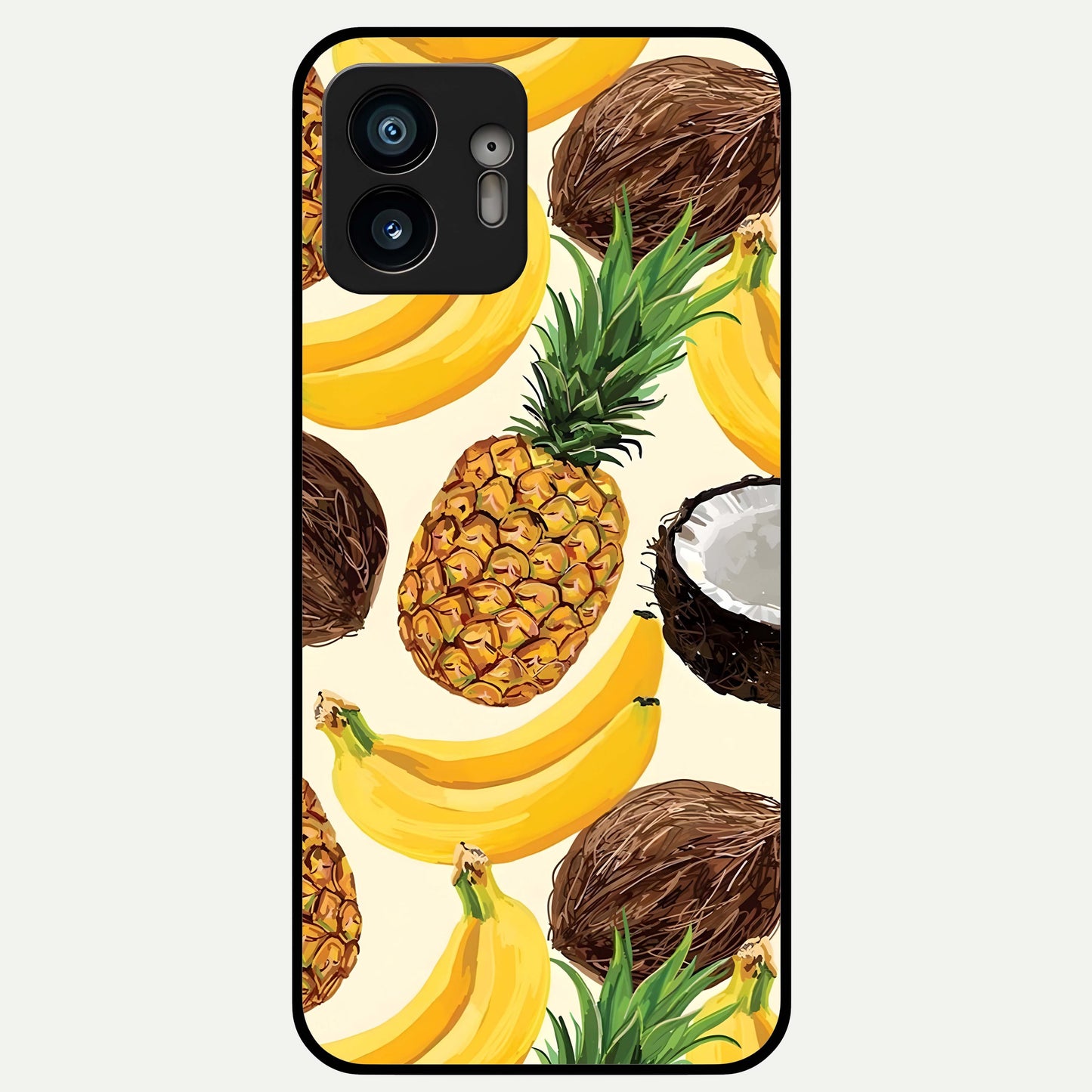  Tropical Fruit Mood Glass Case For Nothing Phone 2 back cover – full design glossy printed glass finish