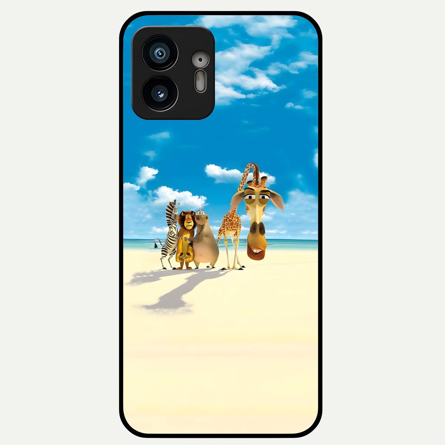  Tropical Fun Squad Glass Case For Nothing Phone 2 back cover – full design glossy printed glass finish