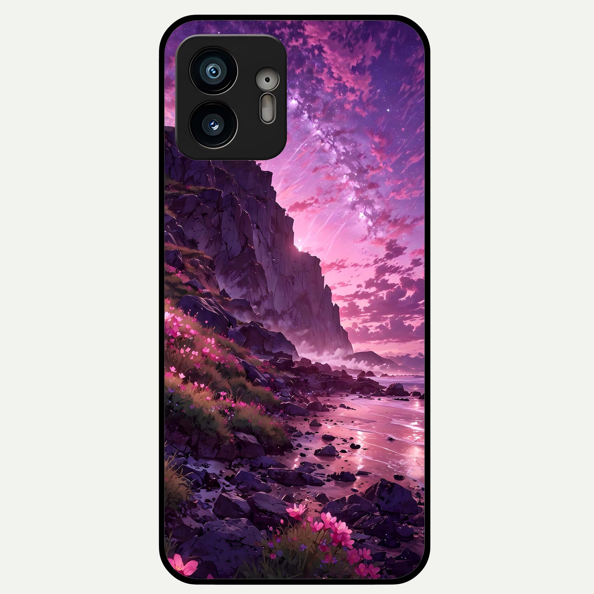  Twilight Blossom Coast Glass Case For Nothing Phone 2 back cover – full design glossy printed glass finish