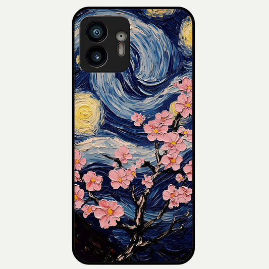  Van Gogh Scenery Glass Case For Nothing Phone 2 back cover – full design glossy printed glass finish