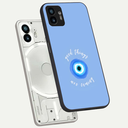  Bright Future Ahead phone case For Nothing Phone 2 showing premium glass back cover with detailed artwork