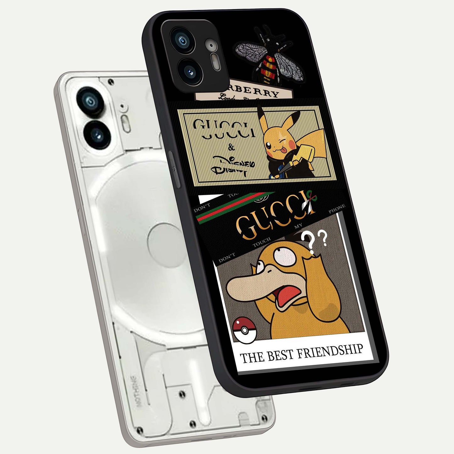  Cartoon Brand Play Mashup phone case For Nothing Phone 2 showing premium glass back cover with detailed artwork