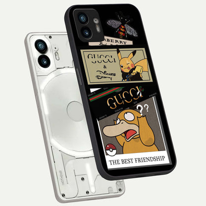  Cartoon Brand Play Mashup phone case For Nothing Phone 2 showing premium glass back cover with detailed artwork