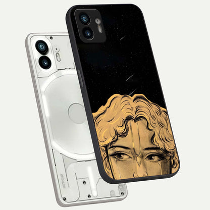  Celestial Gods Plan phone case For Nothing Phone 2 showing premium glass back cover with detailed artwork