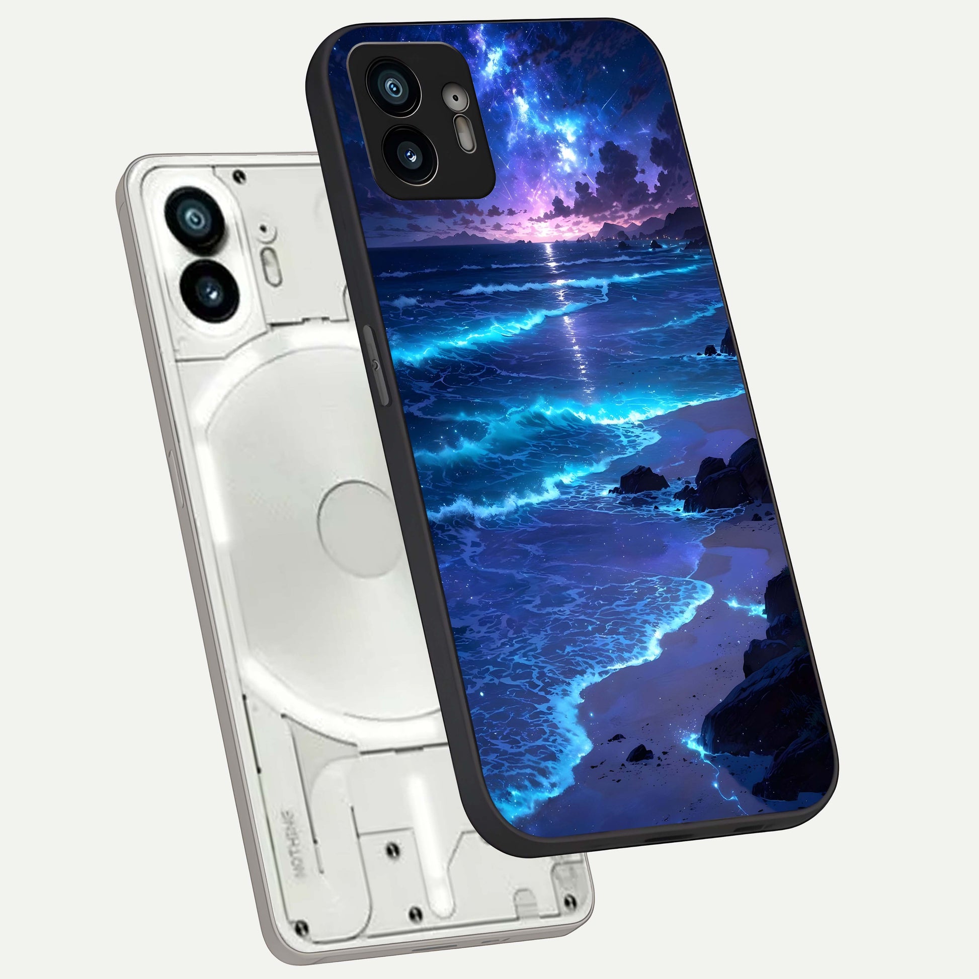  Classic Damn Look phone case For Nothing Phone 2 showing premium glass back cover with detailed artwork