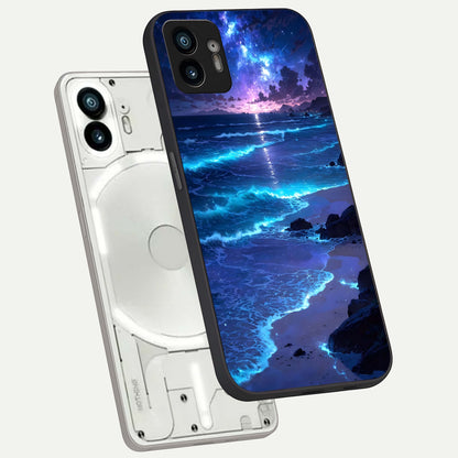  Classic Damn Look phone case For Nothing Phone 2 showing premium glass back cover with detailed artwork