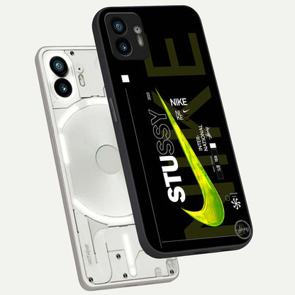 Neon Street Edition phone case For Nothing Phone 2 showing premium glass back cover with detailed artwork