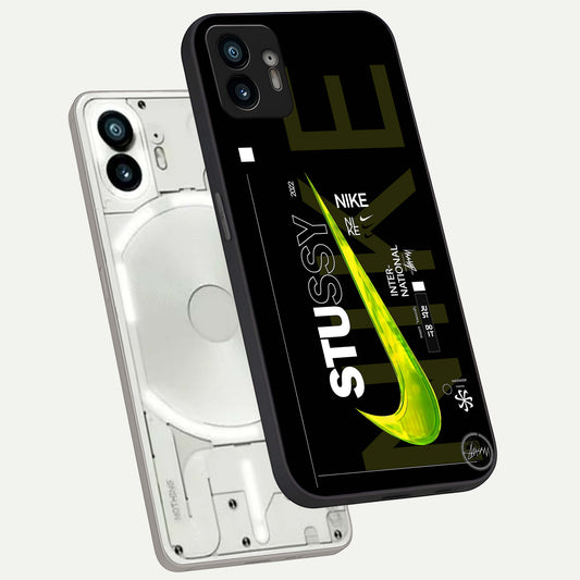  Neon Street Edition phone case For Nothing Phone 2 showing premium glass back cover with detailed artwork