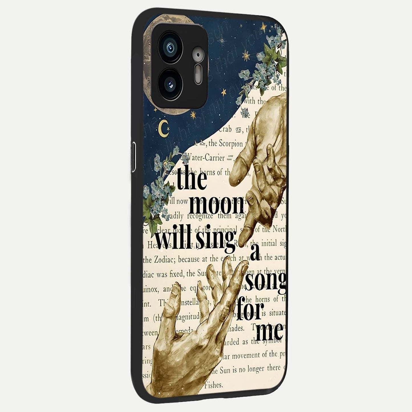  Aesthetic Divine back cover For Nothing Phone 2 slim fit glass case with vibrant aesthetic design