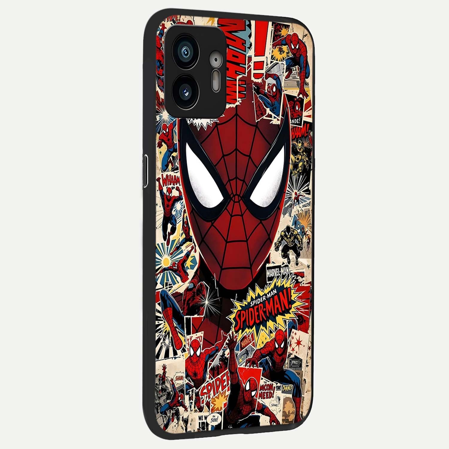  Aesthetic Wonder Spider back cover For Nothing Phone 2 slim fit glass case with vibrant aesthetic design