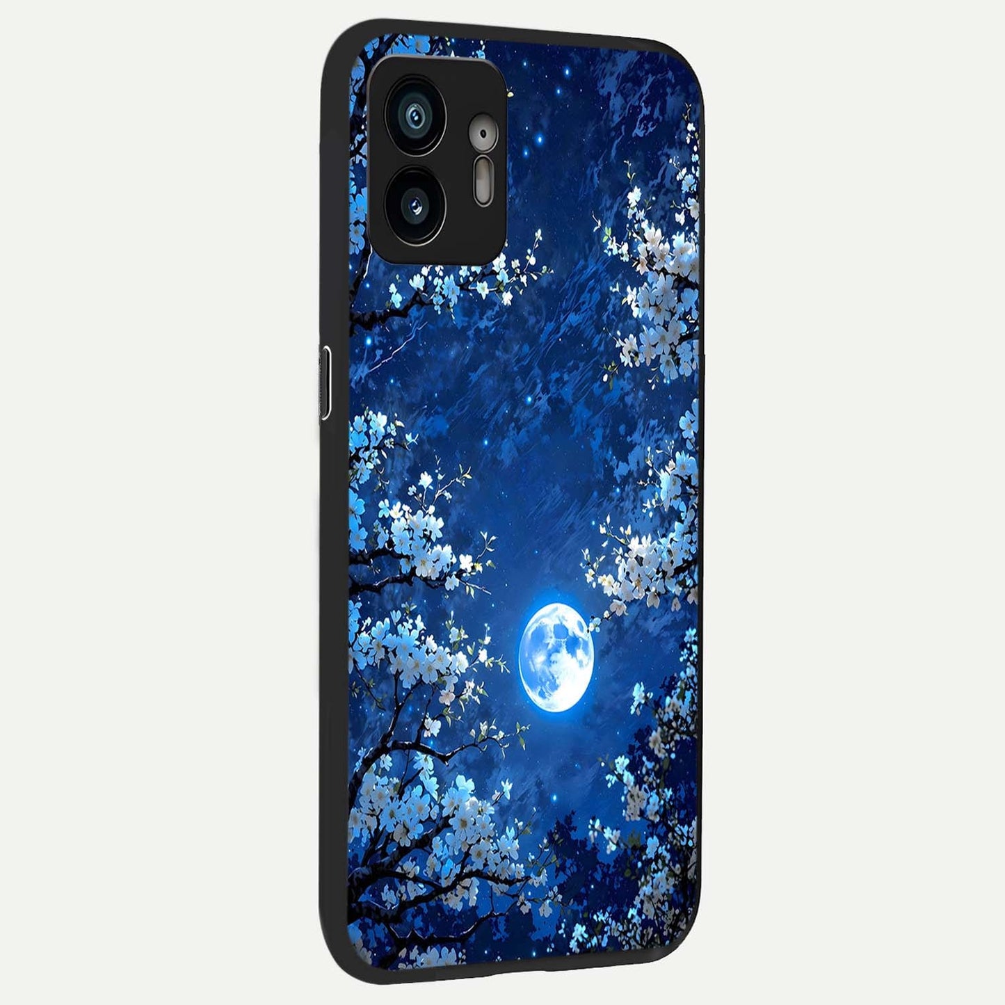  Blossom Moonlight Sky back cover For Nothing Phone 2 slim fit glass case with vibrant aesthetic design