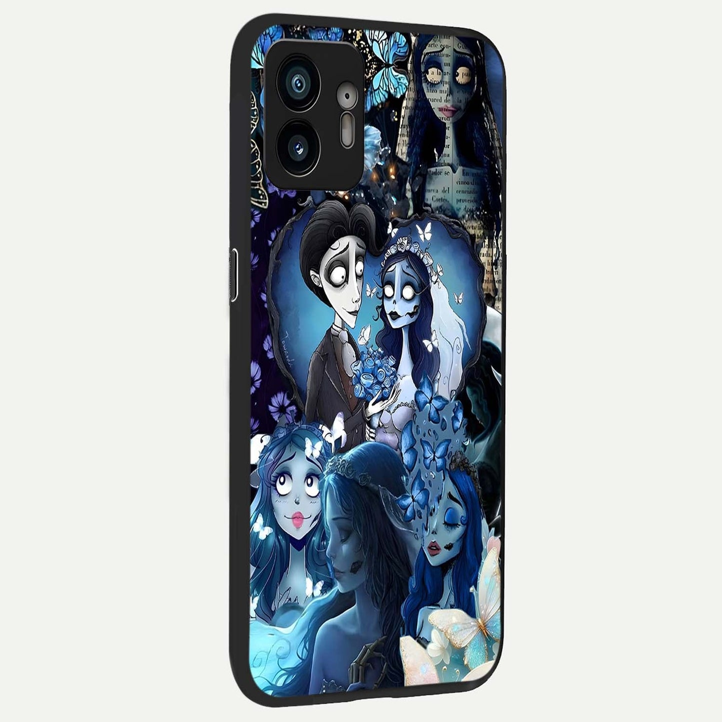  Butterfly Ghost Soul back cover For Nothing Phone 2 slim fit glass case with vibrant aesthetic design