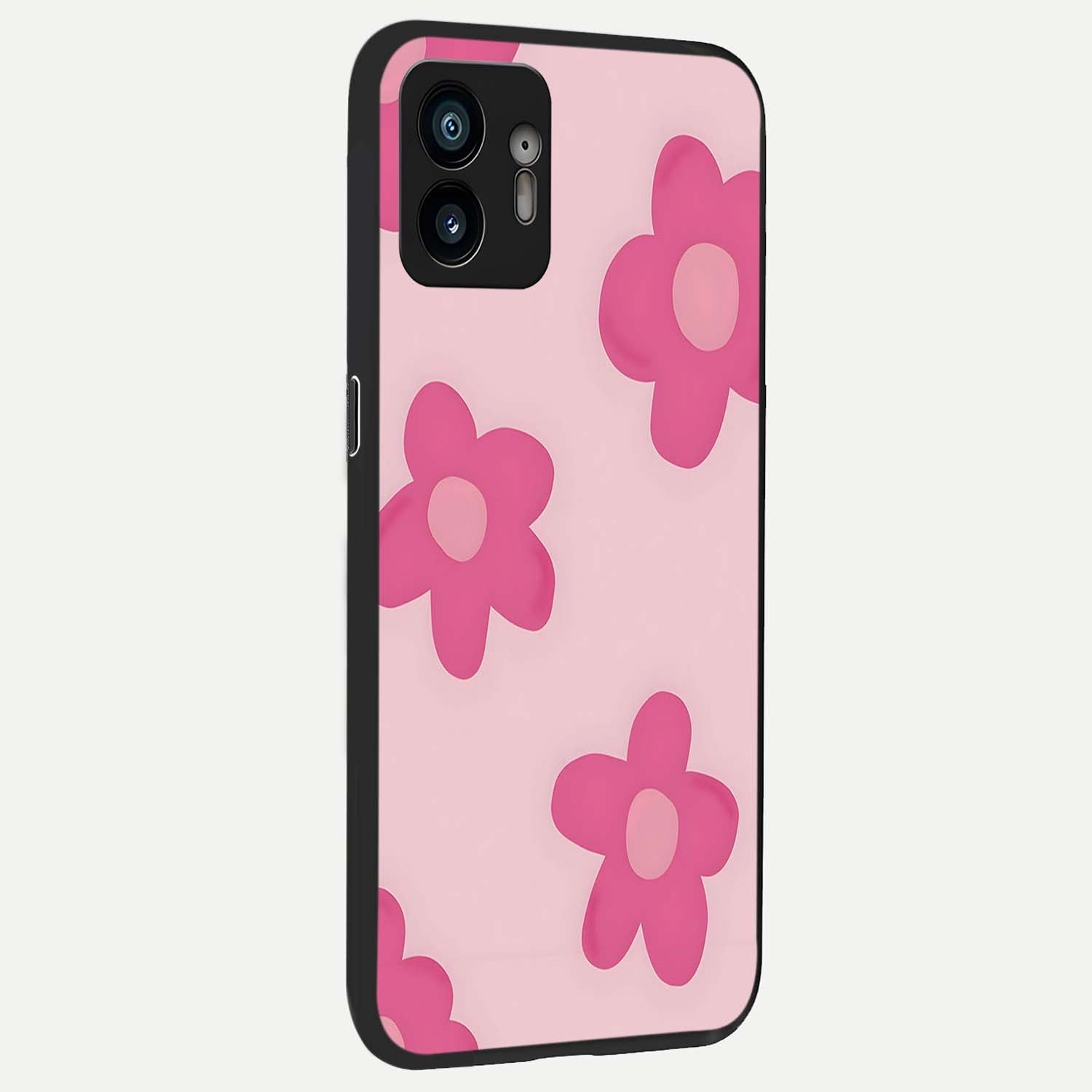  Candy Bloom Dreams back cover For Nothing Phone 2 slim fit glass case with vibrant aesthetic design