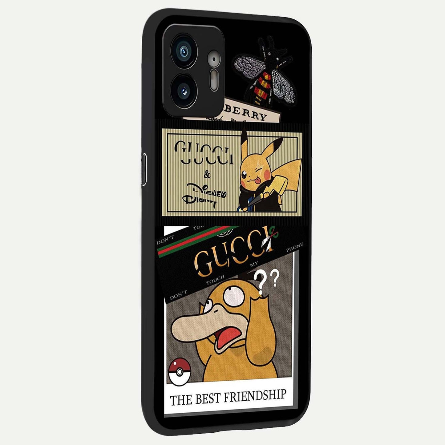  Cartoon Brand Play Mashup back cover For Nothing Phone 2 slim fit glass case with vibrant aesthetic design